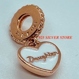 Pandora Rose Gold DAUGHTER LOVE Charm